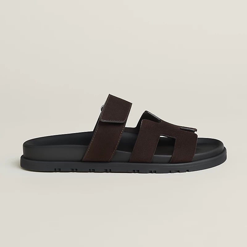Sandales Hermes Chypre - Marron Ébène
