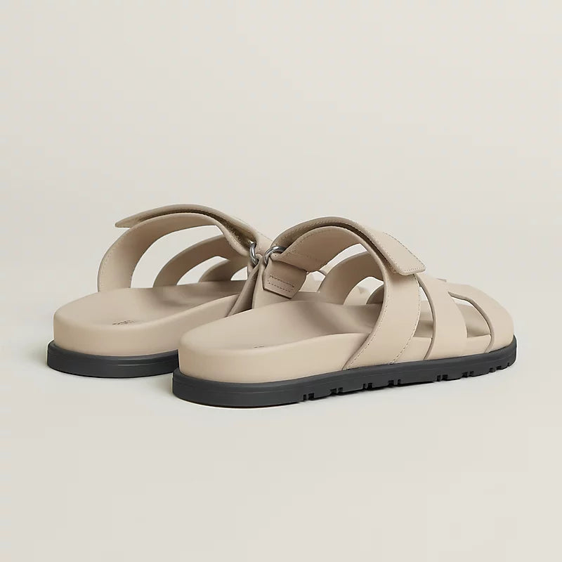 Sandales Hermes Chypre - Beige Nomade