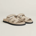 Sandales Hermes Chypre - Beige Nomade
