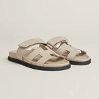 Sandales Hermes Chypre - Beige Nomade