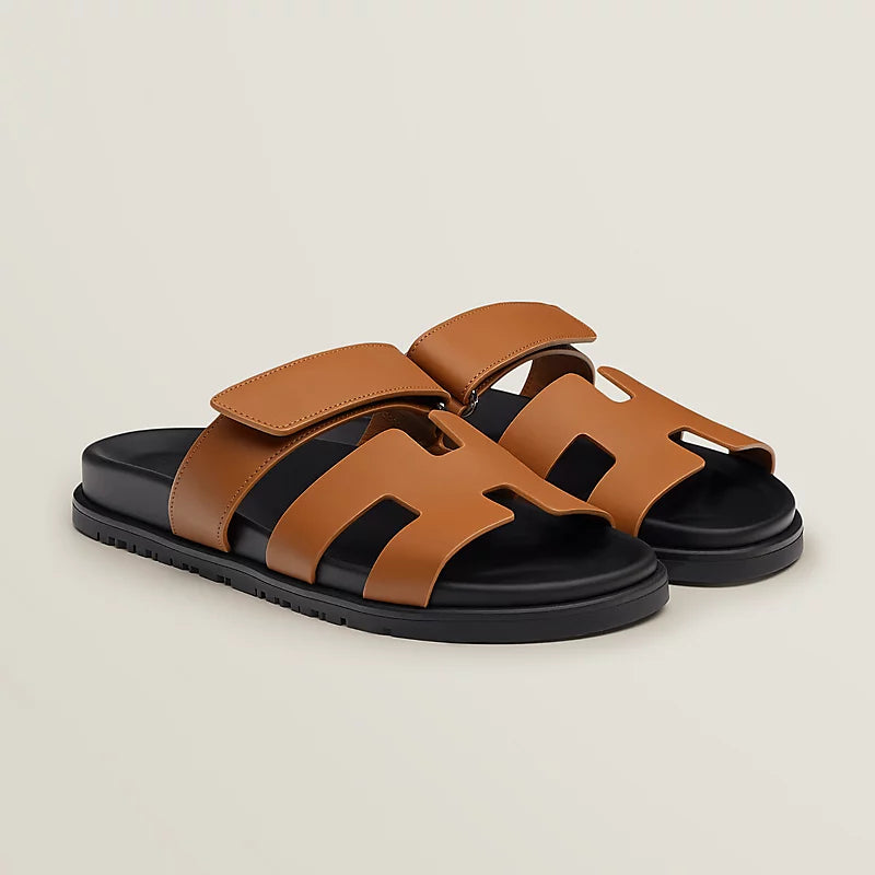 Sandales Hermes Chypre - Naturel