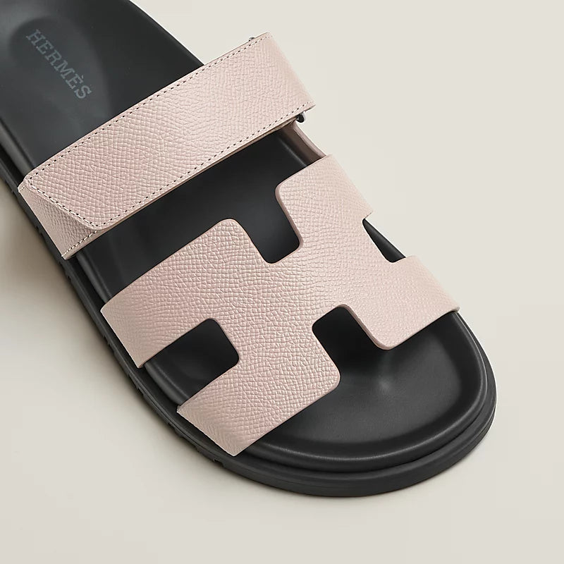 Sandales Hermes Chypre - Rose Porcelaine