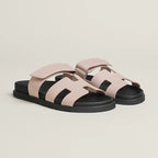 Sandales Hermes Chypre - Rose Porcelaine