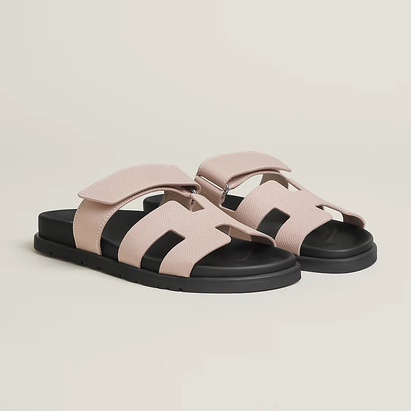 Sandales Hermes Chypre - Rose Porcelaine