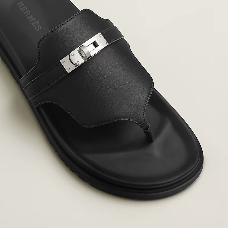 Sandales Hermes Empire - Noir