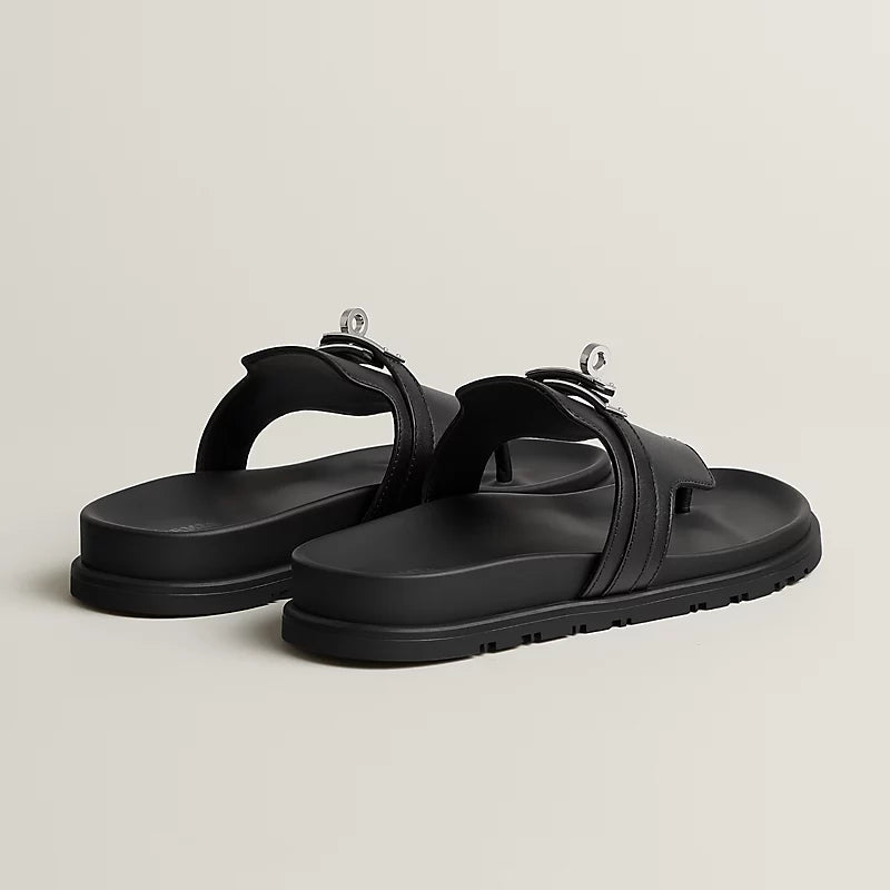 Sandales Hermes Empire - Noir