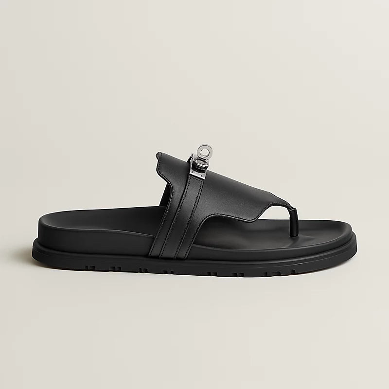 Sandales Hermes Empire - Noir