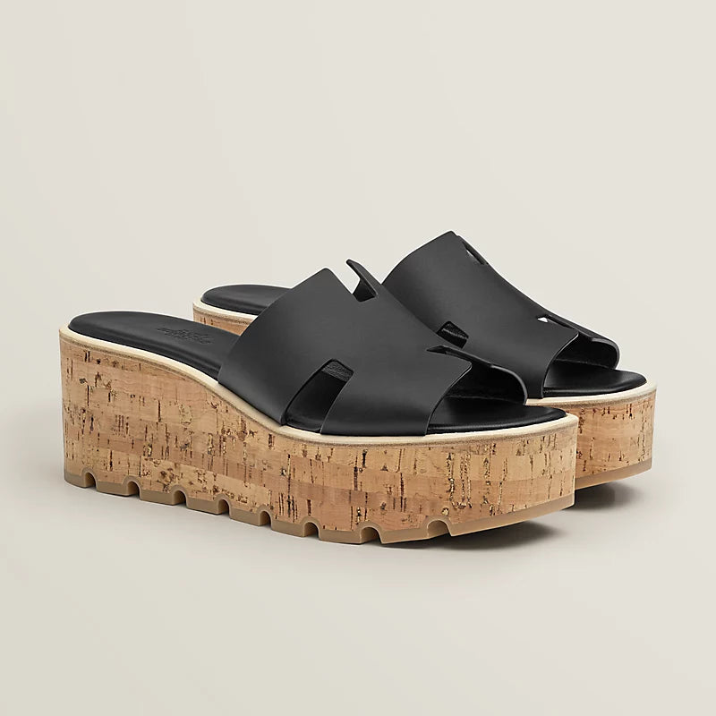 Sandales Hermes Eze 30 - Noir