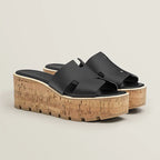 Sandales Hermes Eze 30 - Noir