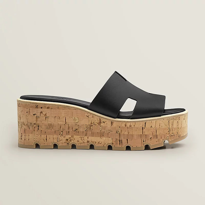 Sandales Hermes Eze 30 - Noir