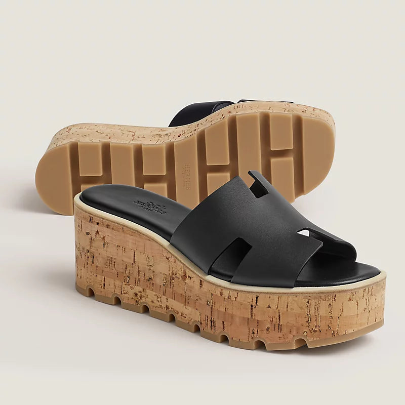 Sandales Hermes Eze 30 - Noir
