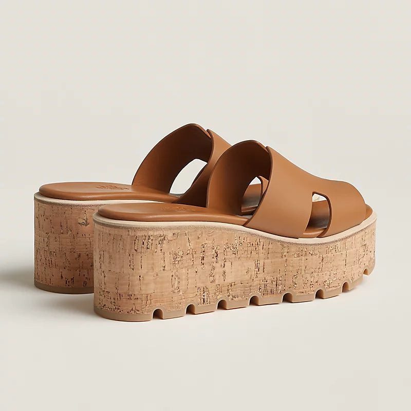 Sandales Hermes Eze 30 - Naturel