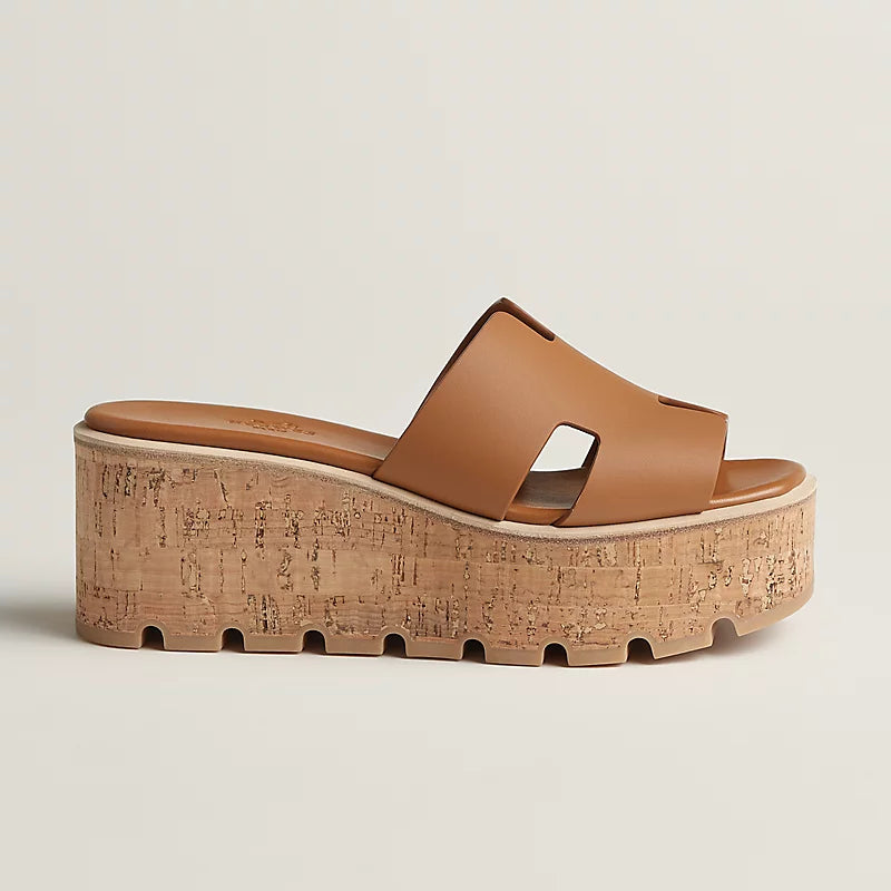 Sandales Hermes Eze 30 - Naturel