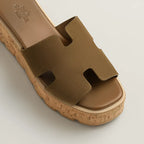 Sandales Hermes Eze 30 - Terre Ambrée