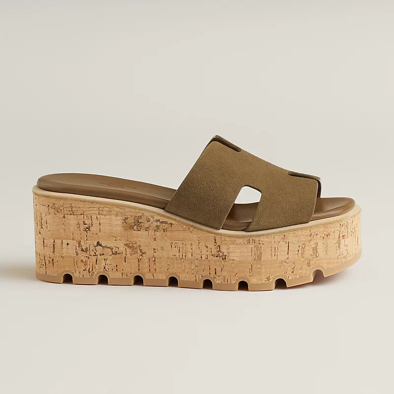 Sandales Hermes Eze 30 - Terre Ambrée