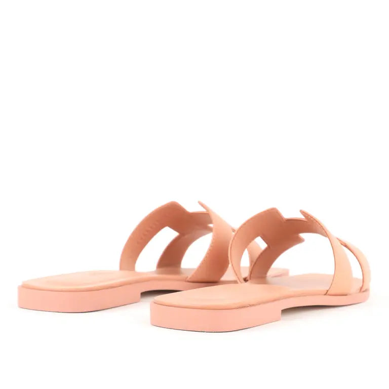 Sandales Oran - Rose saumoné
