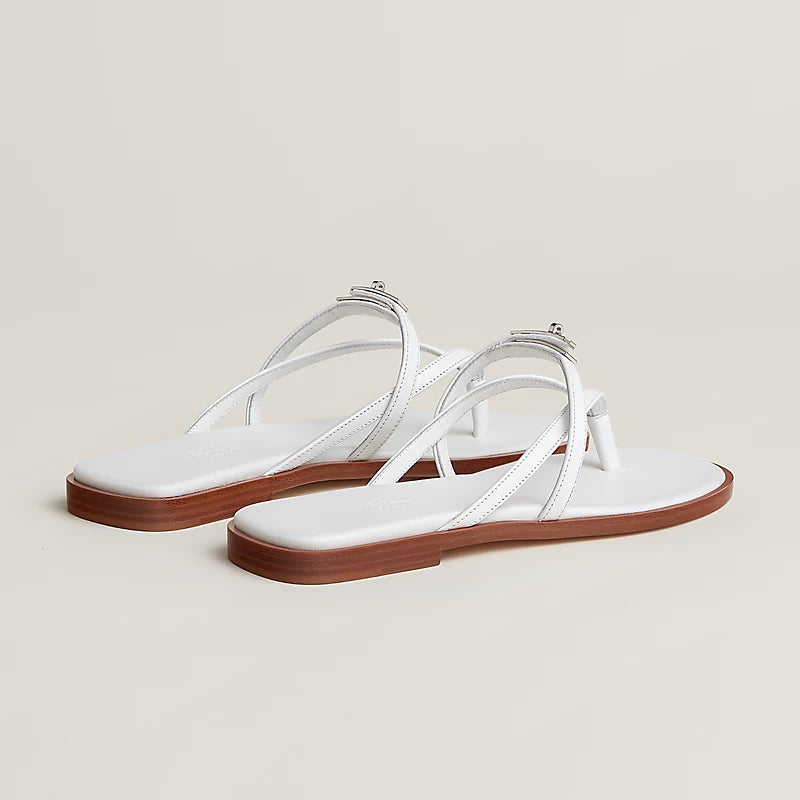 Sandales Hermes - Miss - Blanc