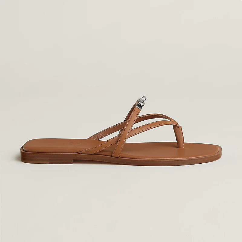 Sandales Hermes - Miss - Marron