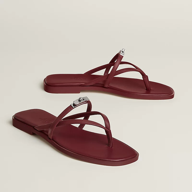 Sandales Hermes - Miss - Rouge H