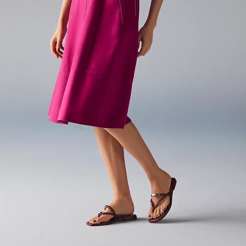 Sandales Hermes - Miss - Rouge H