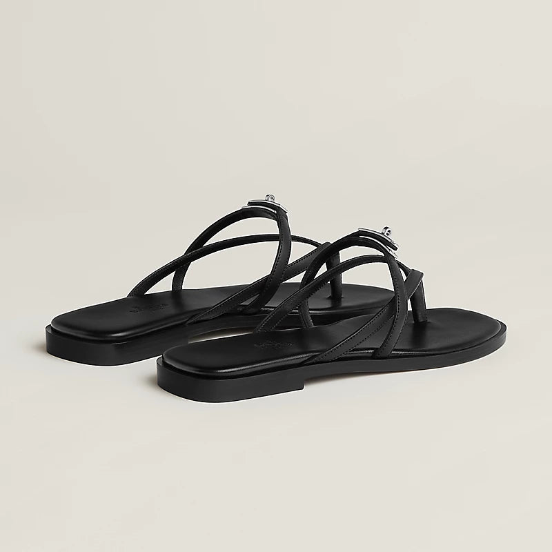 Sandales Hermes - Miss - Noir