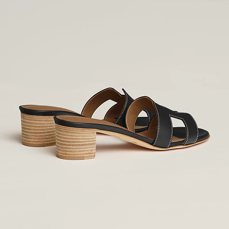 Sandales Hermes Oasis - Noir