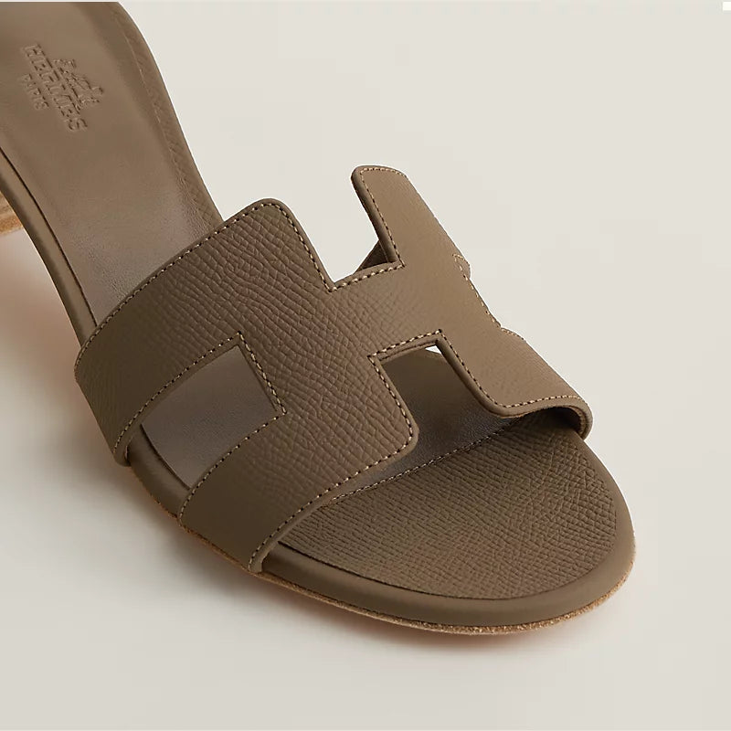 Sandales Hermes Oasis - Étoupe