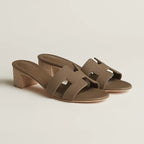 Sandales Hermes Oasis - Étoupe