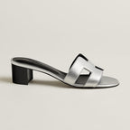 Sandales Hermes Oasis - Gris Argenté