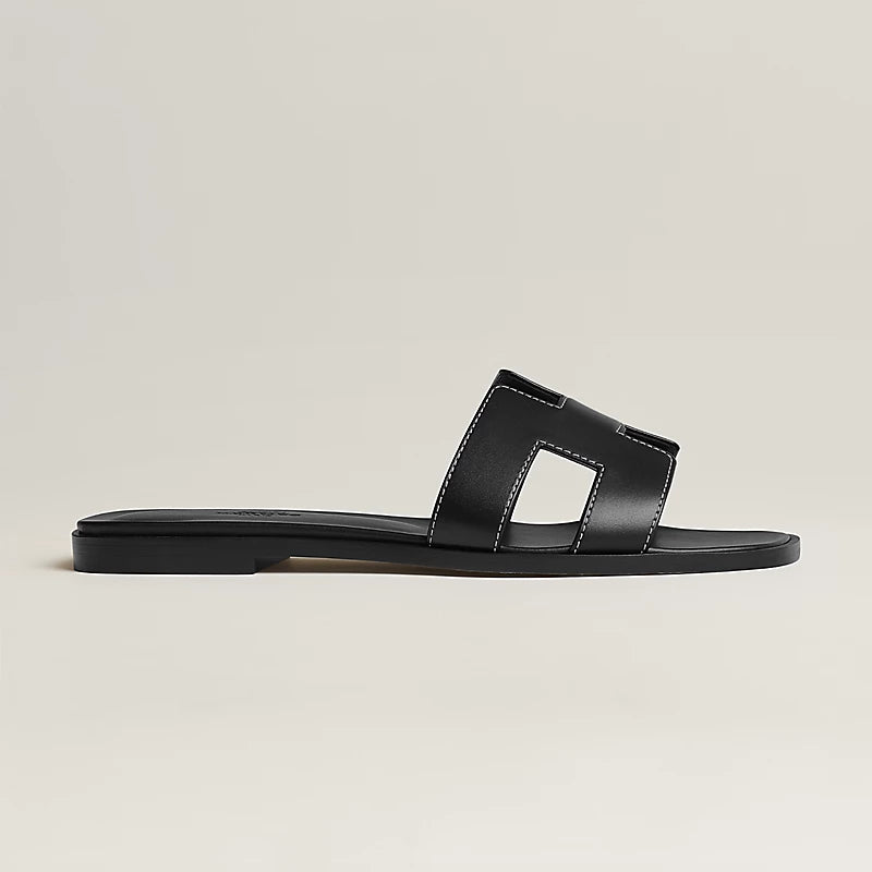 Sandales Hermès Oran - Noir