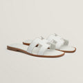 Sandales Hermès Oran - Blanc
