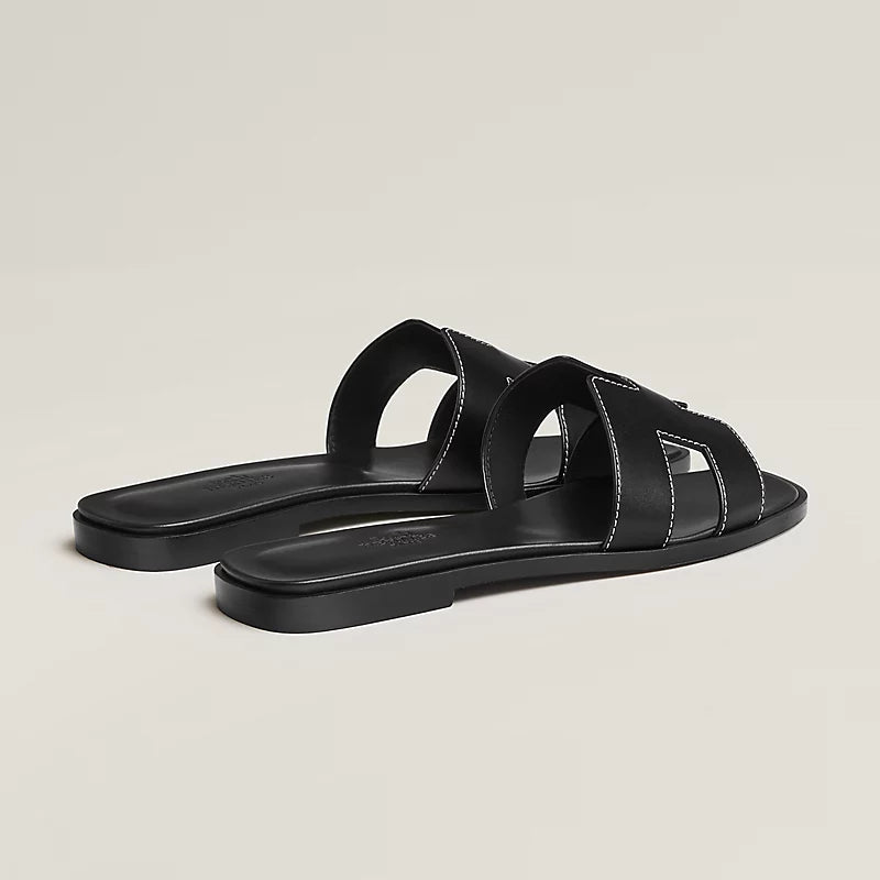 Sandales Hermès Oran - Noir