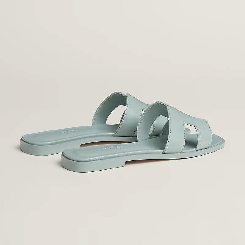 Sandales Hermes Orans - Bleu Glacier