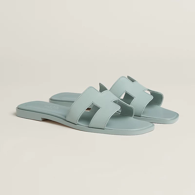 Sandales Hermes Orans - Bleu Glacier