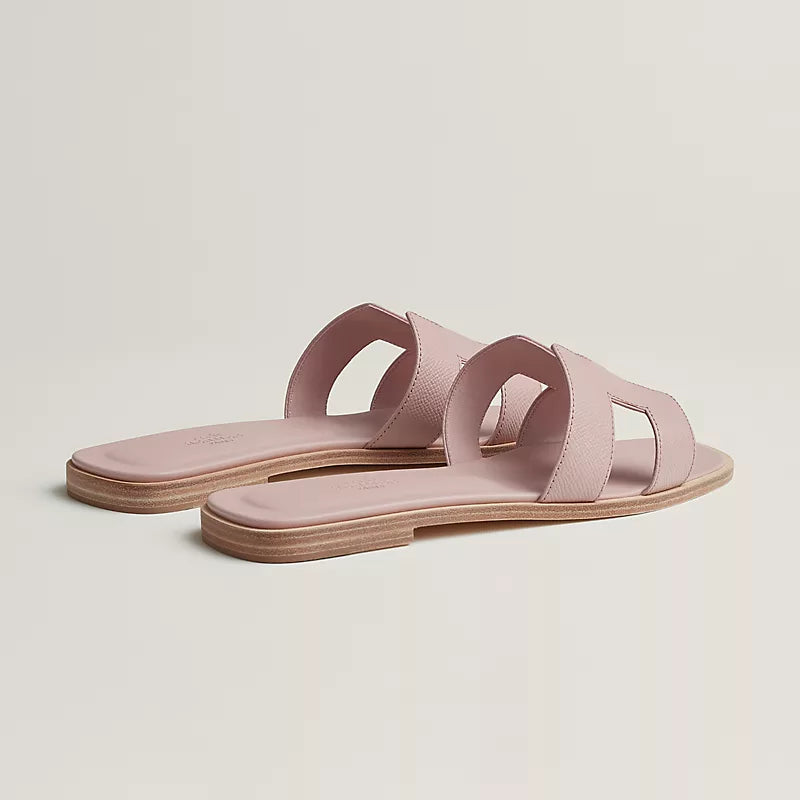 Sandales Hermes Oran - Rose Porcelaine