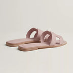 Sandales Hermes Oran - Rose Porcelaine