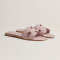 Sandales Hermes Oran - Rose Porcelaine
