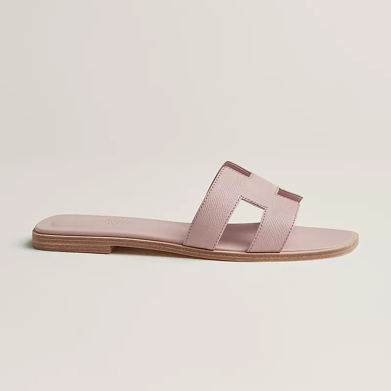 Sandales Hermes Oran - Rose Porcelaine