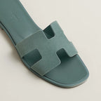 Sandales Hermes Oran - Bleu Tonnerre