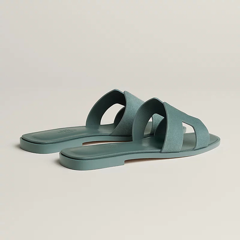 Sandales Hermes Oran - Bleu Tonnerre