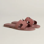 Sandales Hermes Oran - Rose Antique