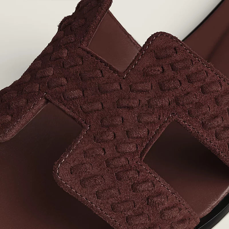 Sandales Hermes Oran - Marron Palissandre
