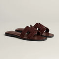Sandales Hermes Oran - Marron Palissandre